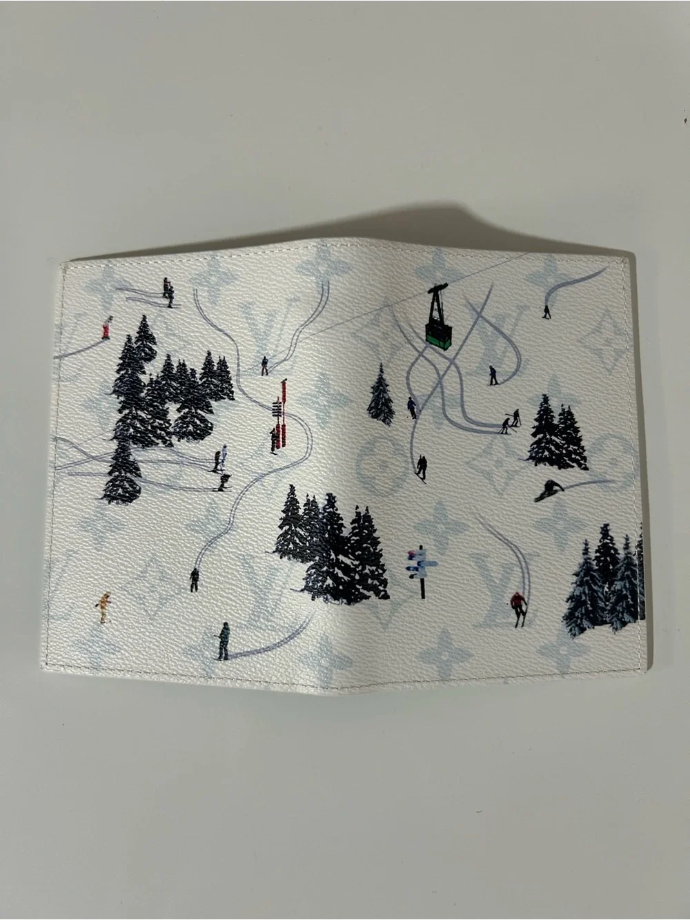 Louis Vuitton Ski White Passport Holder